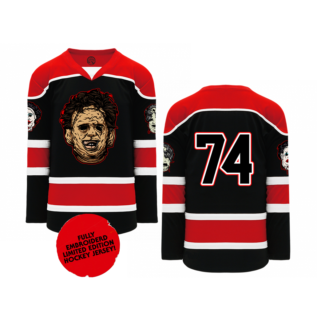 Chainsaw Butcher Fully Embroidered Hockey Jersey