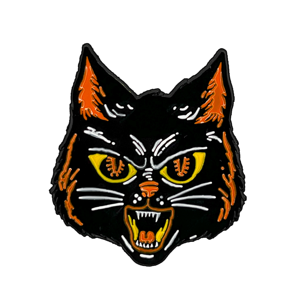 Vintage Black Cat Pin