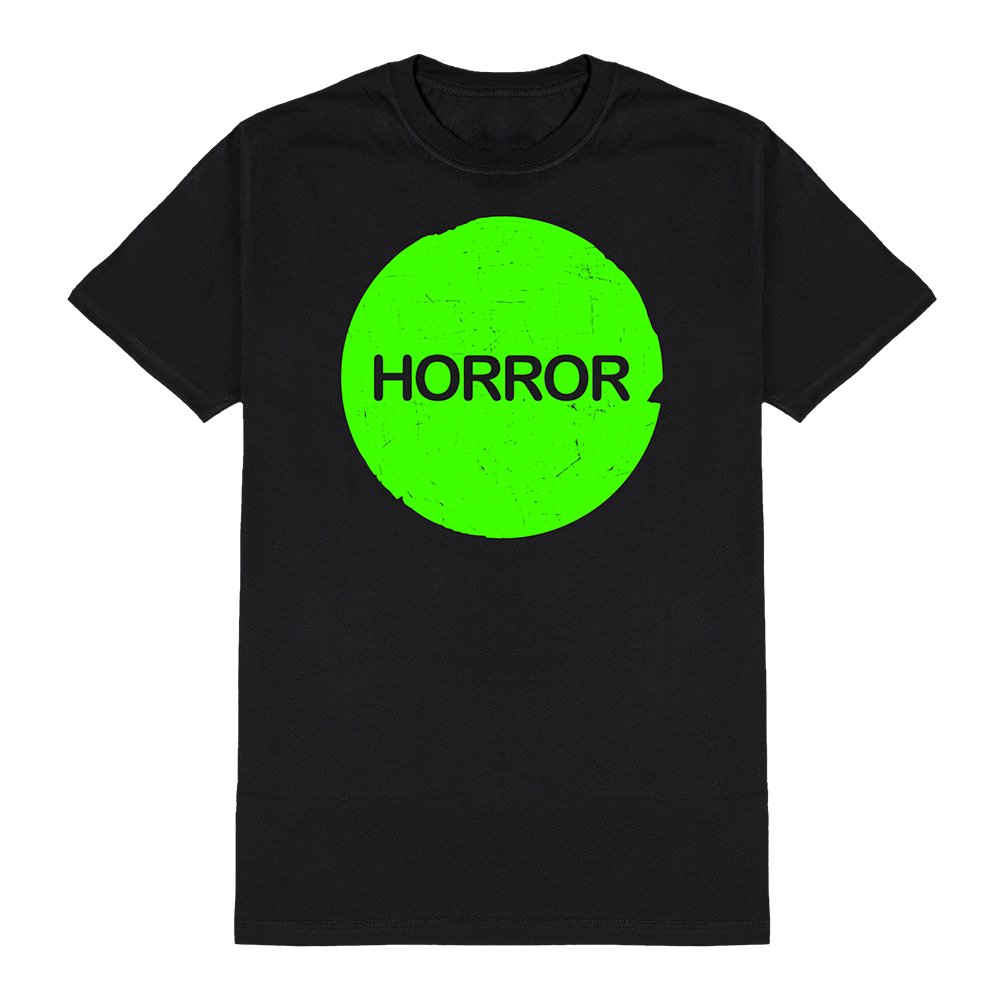 Horror VHS Sticker 3D Puff Print T-Shirt