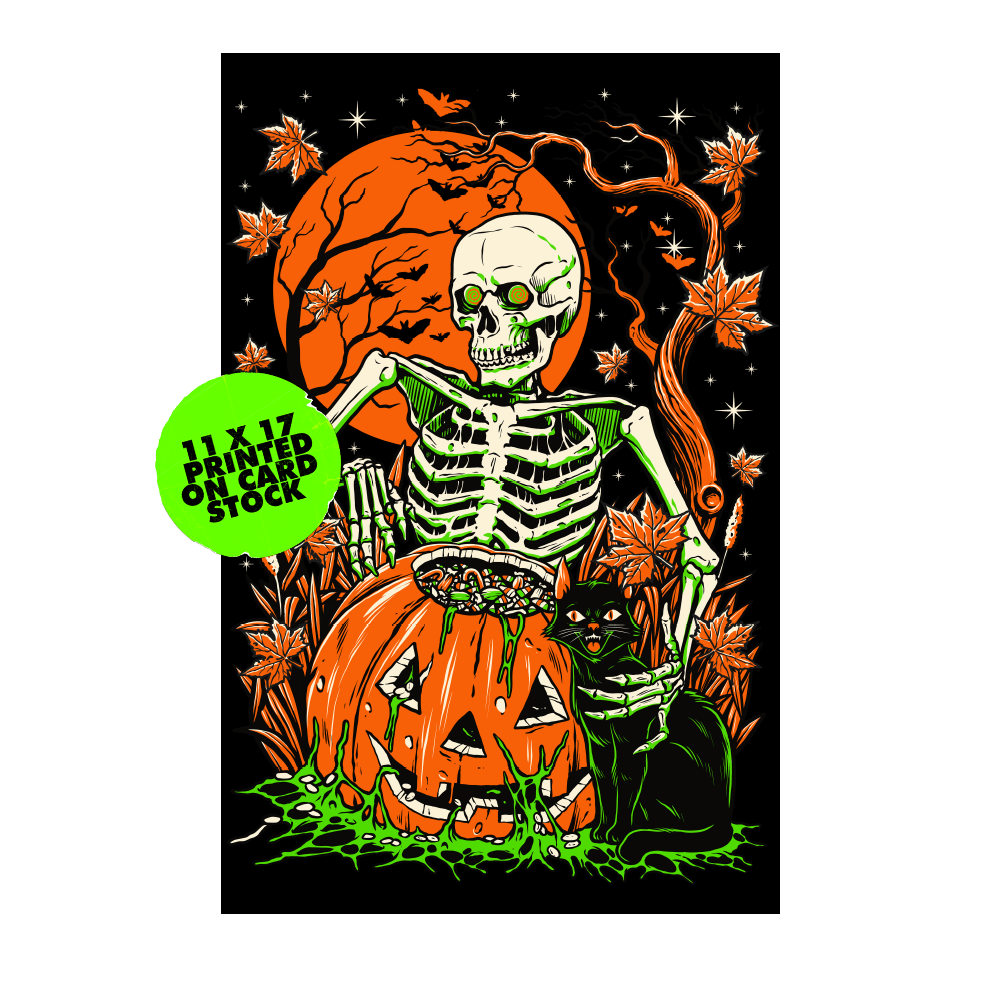 Skull Candy 11 x 17 Print