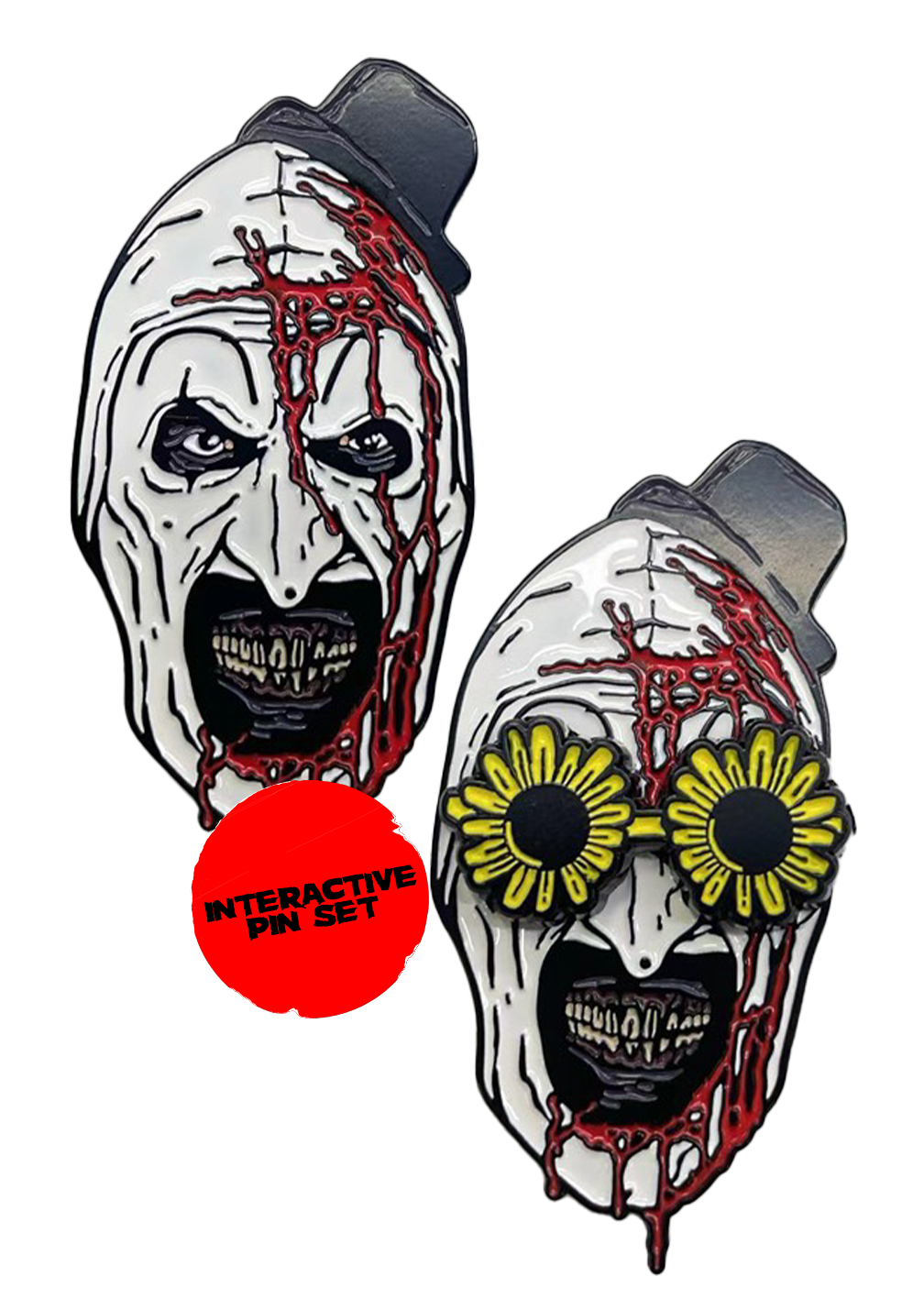 Sunflower Slasher Magnetic Pin