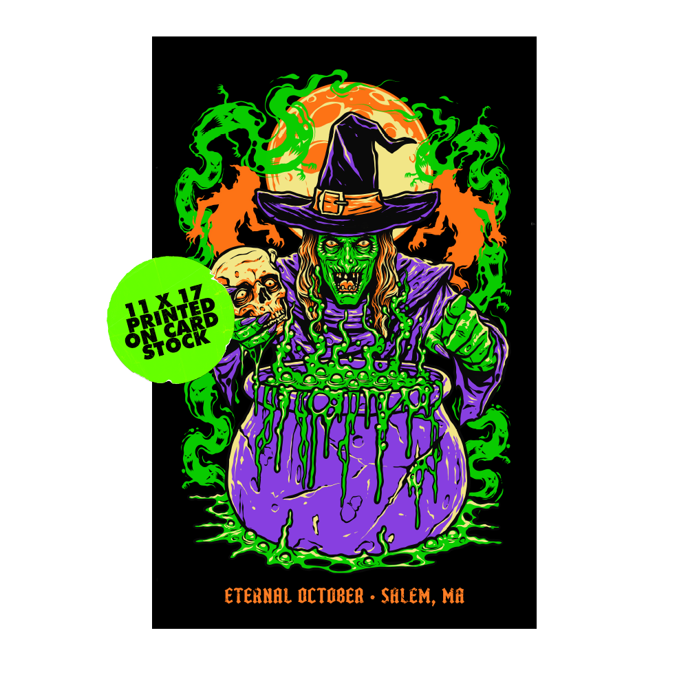 Neon Witch 11 x 17 Print