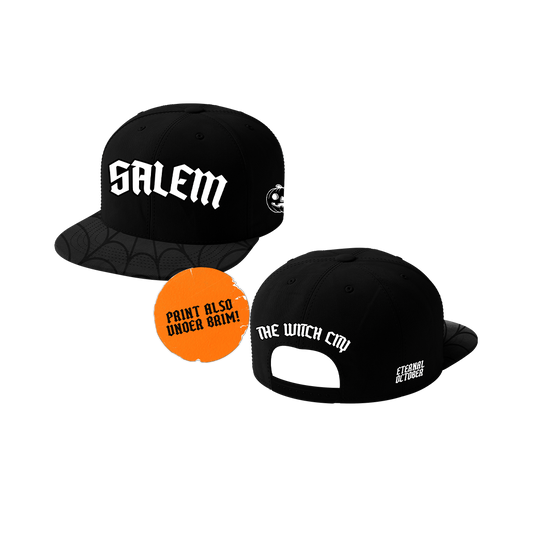 Salem Witch City Snapback Black